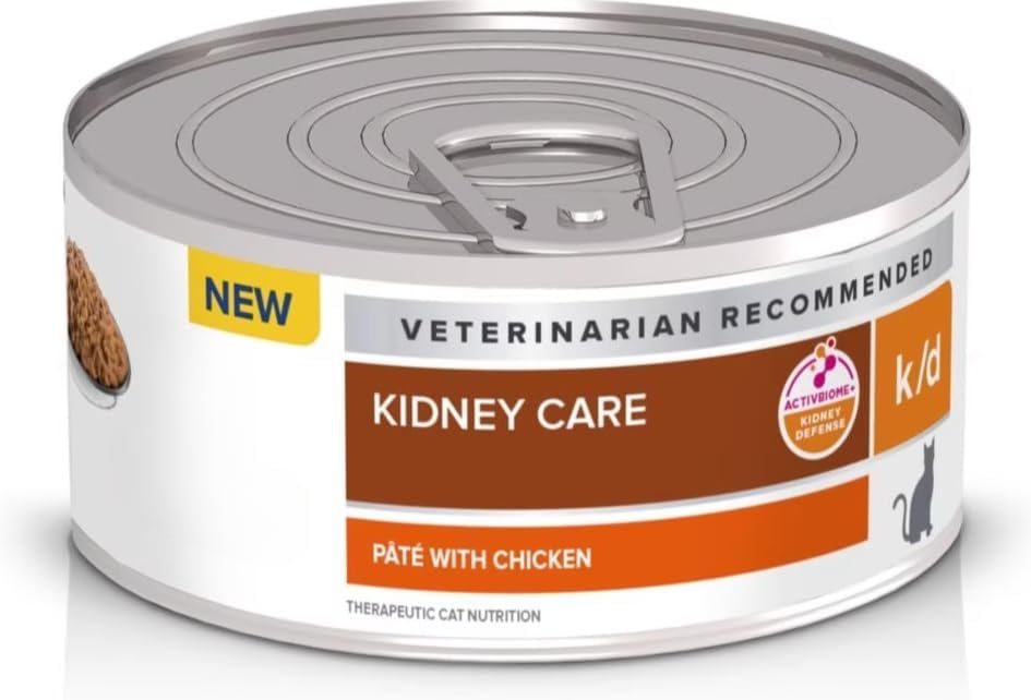 Hill- s k/d Kidney Care with Chicken Canned Cat Food 12/5.5 oz