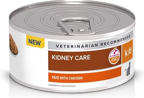 Hill- s k/d Kidney Care with Chicken Canned Cat Food 12/5.5 oz