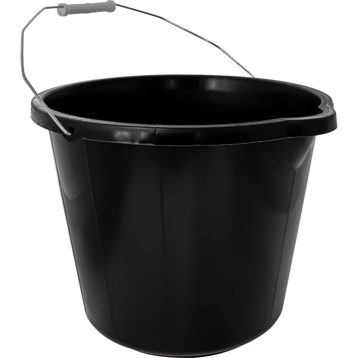 XtremeAuto Strong 14 Litre 3 Gallon Black Work, Car Wash, Mixing, Water, Storing Bucket (x2)