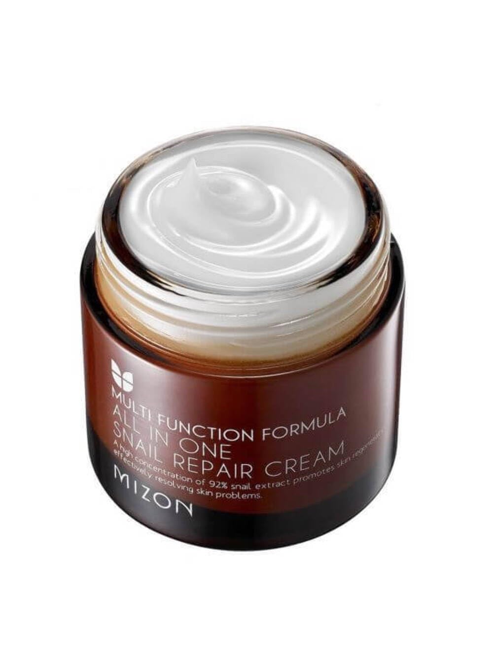 MIZON Multi Function Formula All In One Snail Repair Cream 75 ml, white, 75 g (Pack of 1) - Image 2