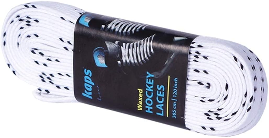 Kaps Professional Ice Hockey Skate Laces Waxed, Inline Roller Blading Skating, Quality Cotton, Made in Europe : Sports & Outdoors