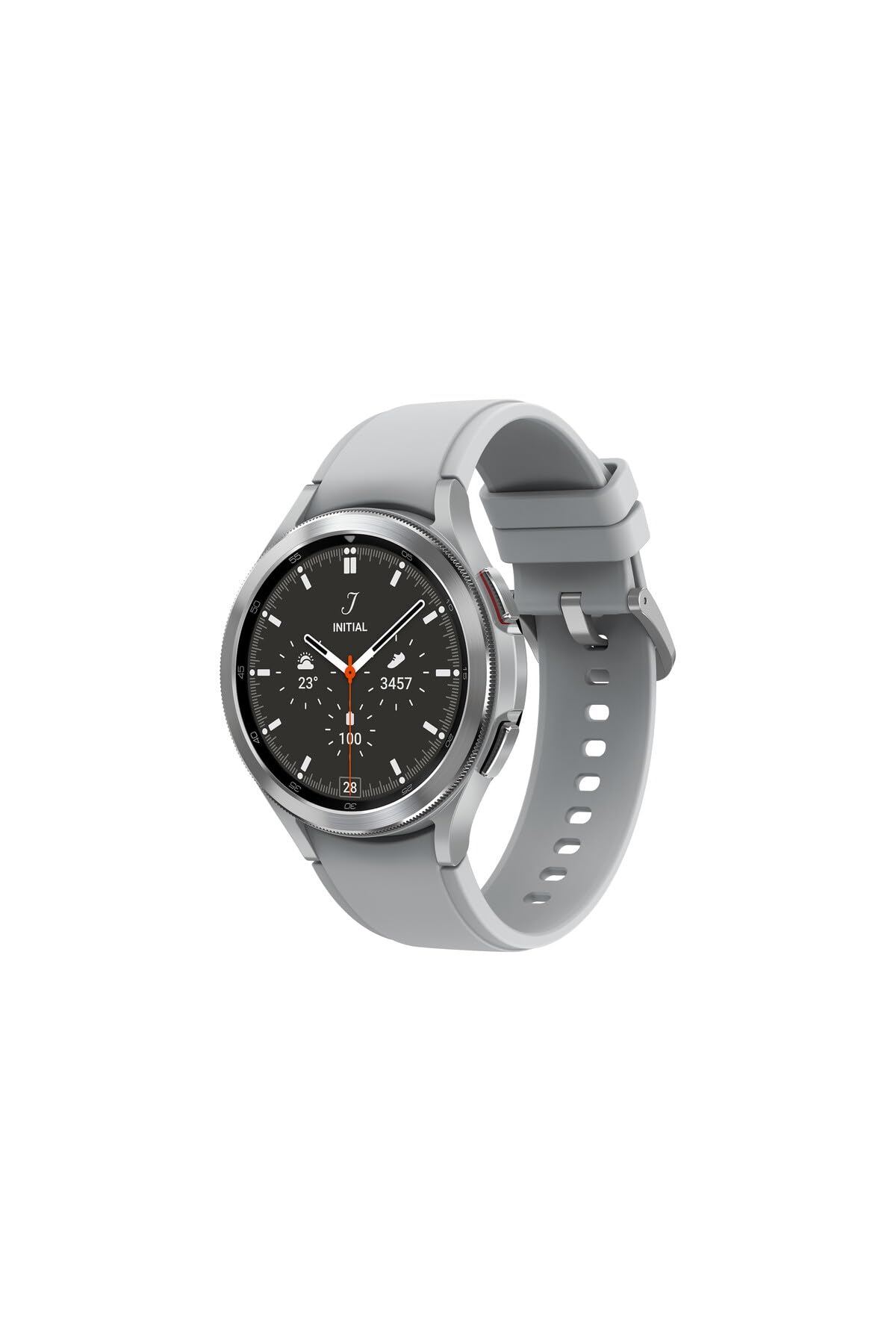 Samsung Galaxy Watch 4 Classic | 46 mm Akıllı Saat, Gümüş (Samsung Türkiye Garantili)