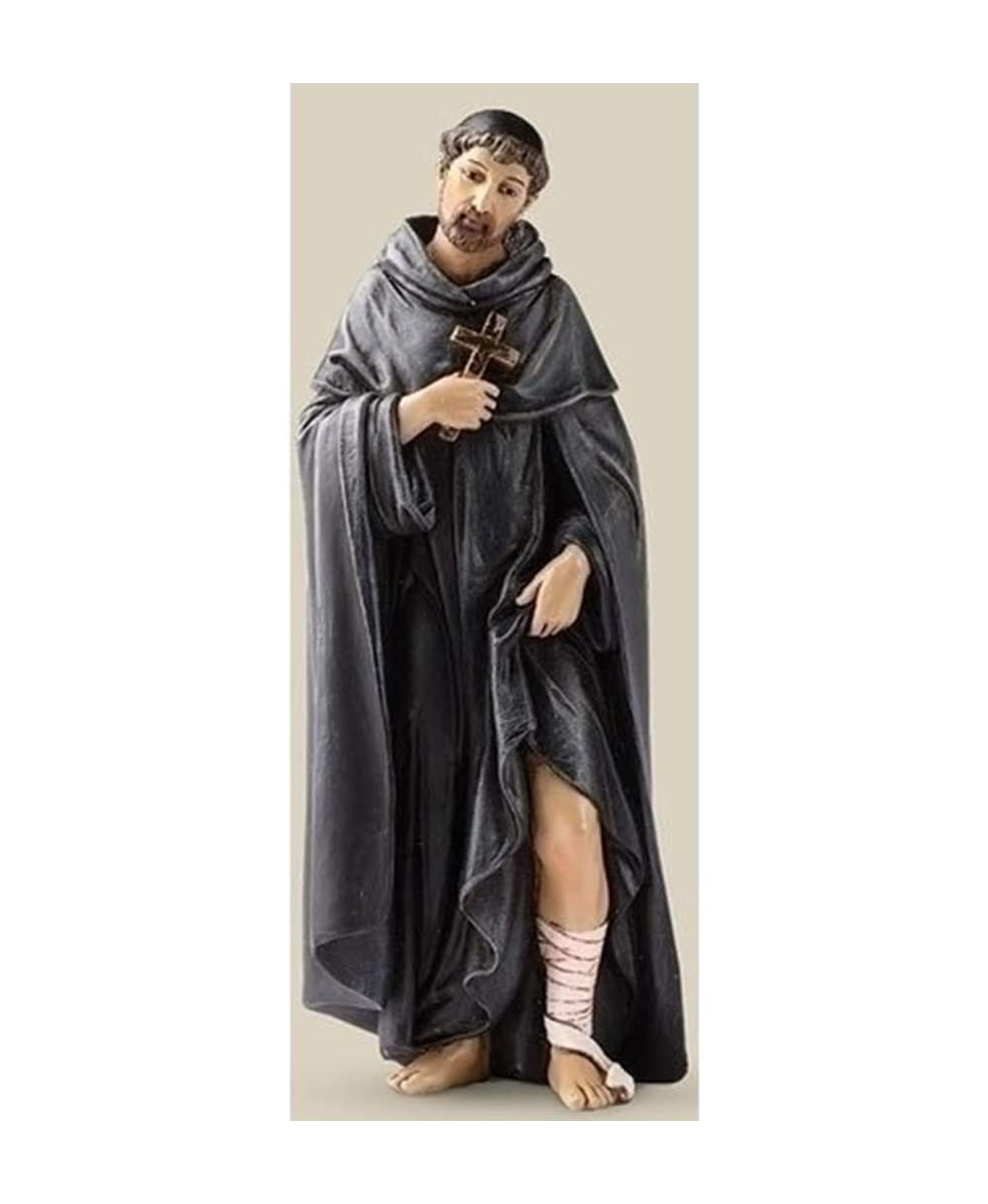 Joseph's Studio St. Saint Peregrine Statue Patron of Cancer Protector Hand Painted Christian 6"