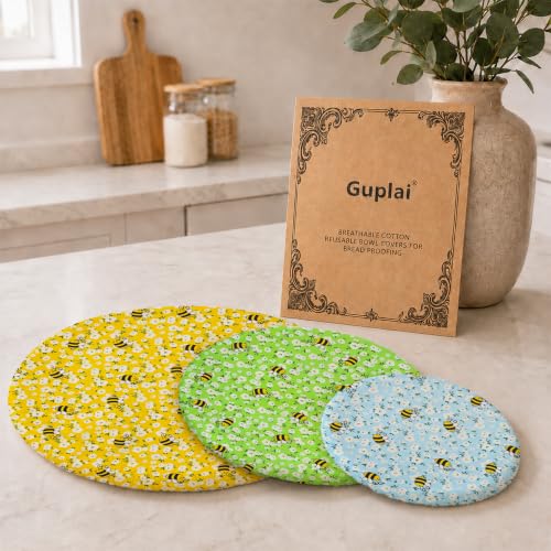 Guplai Reusable Bowl Covers for Bread Proofing Sourdough Accessories 3 pack - image 9