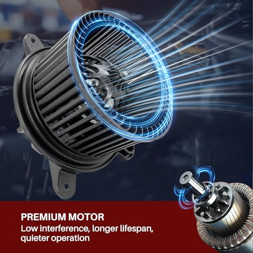 Image of 700095 AC Heater Blower Motor Fan Assembly Fit for Jeep Cherokee 1997-2001, for Jeep Wrangler 1999 2000 2001 4886150AA