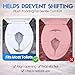 Travel Potty Seat w/ Washable Carry Bag - Perfect for Travel - Padded for Soft Cushion - Portable Reusable Toilet Pottie Training Seats Folds - Toddler Child Baby Kids - Mommy's Helper Cushie Traveler , White