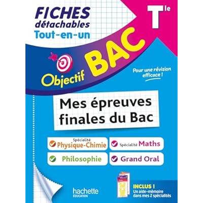 Objectif BAC Fiches Tout-en-un Tle Sp&eacute; Maths + sp&eacute; Physique-Chimie + Philo + Grand Oral