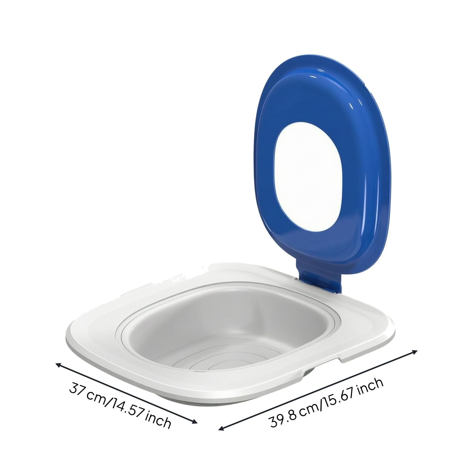 Qianly Entrenador Inodoro para s con Tapa Abatible Desmontable Mecanismo Adiestramiento Baño para Hogar,