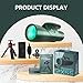 Gosky 12x55 HD Monocular Telescope with BAK4 Prism & FMC Lens, Lightweight with Smartphone Adapter - For Bird Watching, Hunting, Hiking, Traveling