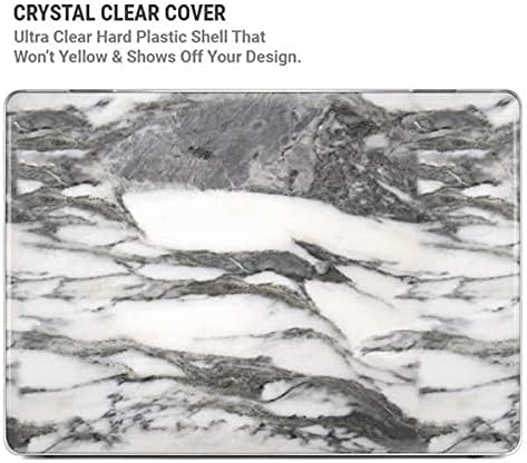 Skinit Case + Skin Compatible with MacBook Air 13in (2020) Originally Designed Grey Marbling Design