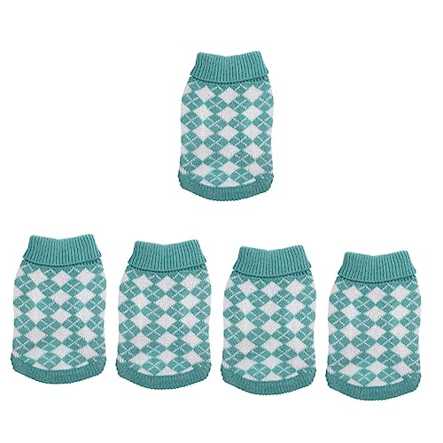 Pull pour chien en maille douce Mipcase : l'élégance du carreau classique - 2