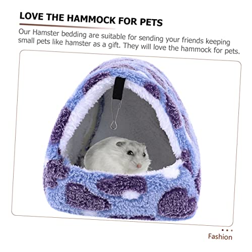 Ipetboom 5 Peças Rede Suspensa De Hamster Anão Rede De Hamster Ouriço Gaiola De Lã Esconderijo Anão
