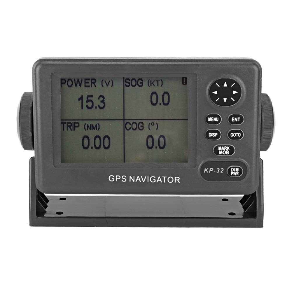Chartplotter GPS Marino da 4,5 Pollici, Sistema di Navigazione GPS Marino Impermeabile Ricevitore SBAS Integrato e allarmi Multipli, Dispositivo di Navigazione GPS Marino Professionale