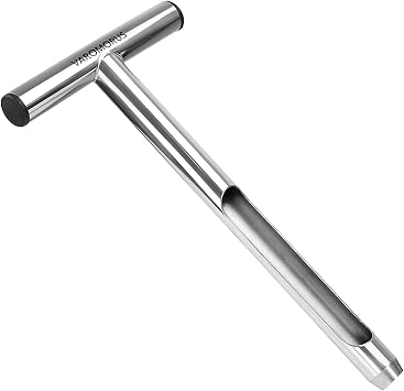 Varomorus Soil Sampler Probe Stainless Steel Tubular T-Style Handle. 12 inch