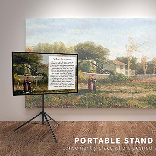 Vivo Tripod 32 To 55 Inch Lcd Led Flat Screen Tv Display Floor Stand, Portable Height Adjustable Mount, Black, Stand-Tv55T #TOP5