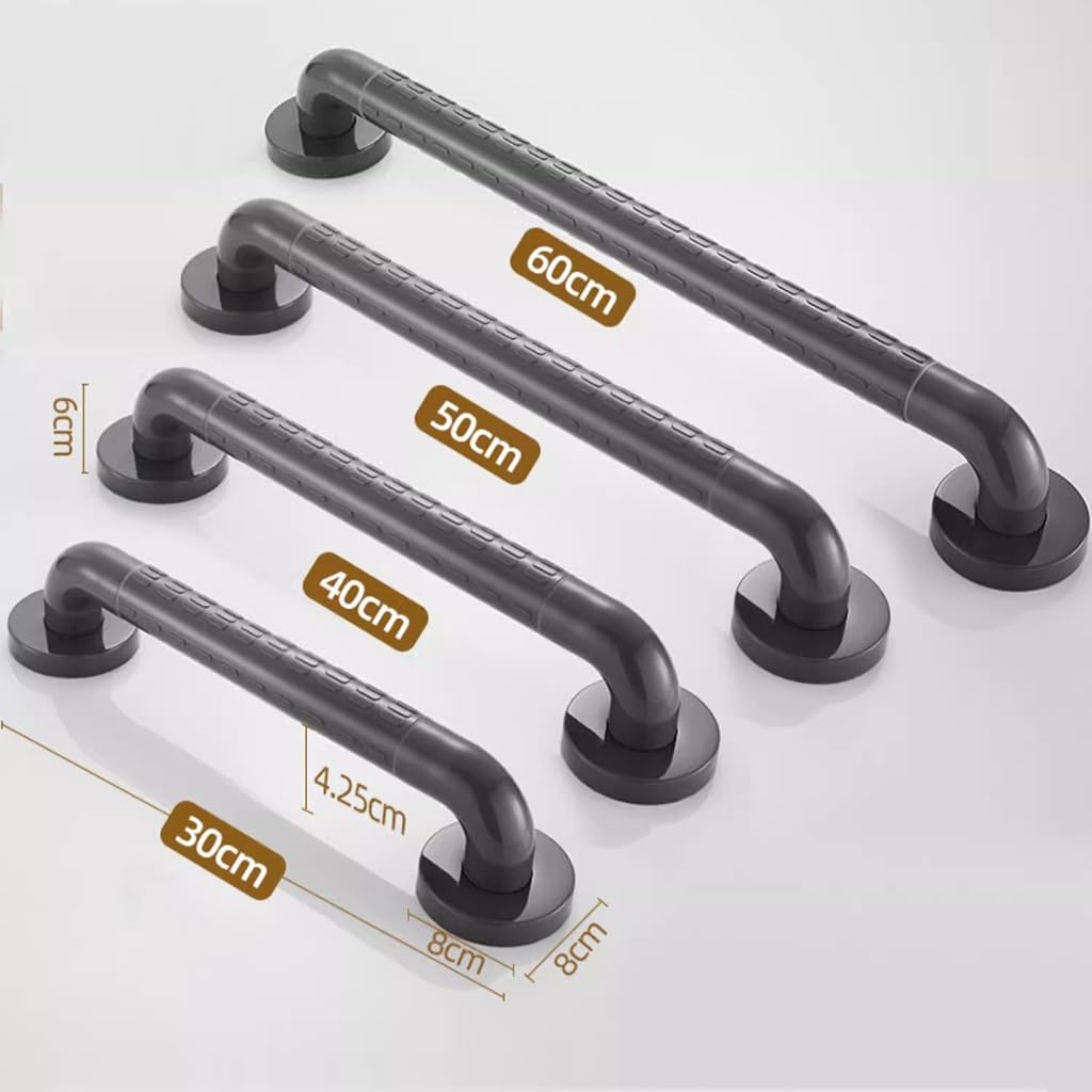 Maniglia di sicurezza antiscivolo per doccia in acciaio inox 304, resistente, per anziani e anziani, barra di supporto da parete per bagno (30 cm) ideale per assistenza agli infortuni