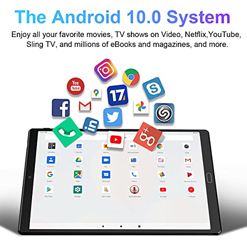Tablet 10 Inch Android 10.1 Tablets 4GB RAM, 64GB ROM with 5+13MP Camera, 5G WiFi, 6000mAh, Bluetooth 5.0, Quad-Core… - Image 7