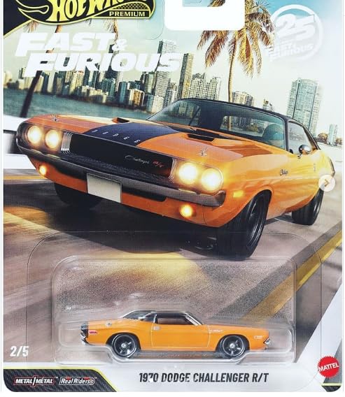 Funtique HW Premium Fast and Furious 1970 Dodge Challenger R/T