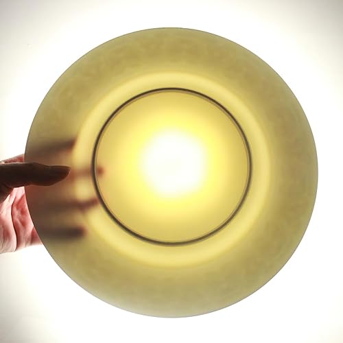 Miniatura 5 de AYFDISHS Juego de 4 platos llanos blancos de porcelana de 10.5 pulgadas, platos de ensalada en relieve, platos planos blancos, aptos para microondas