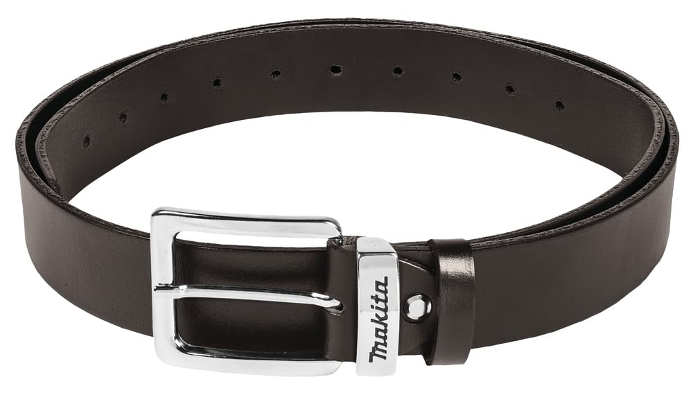 Ceinture en cuir marron Makita E-05371 l'histoire d'un accessoire durable taille M
