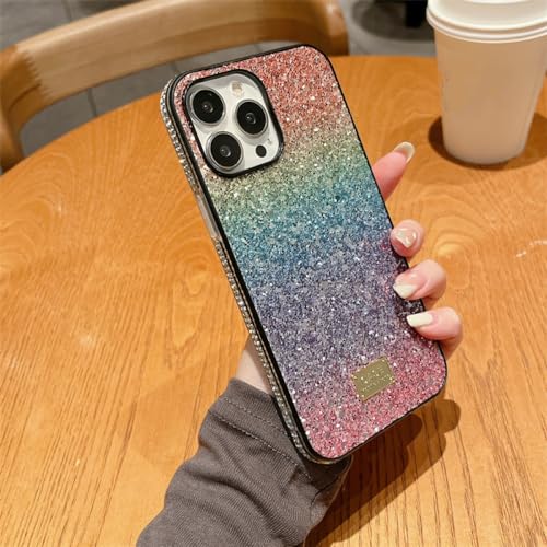 Coque luxe paillettes iPhone 11 antichoc haute finition diamant coloré ENILSA