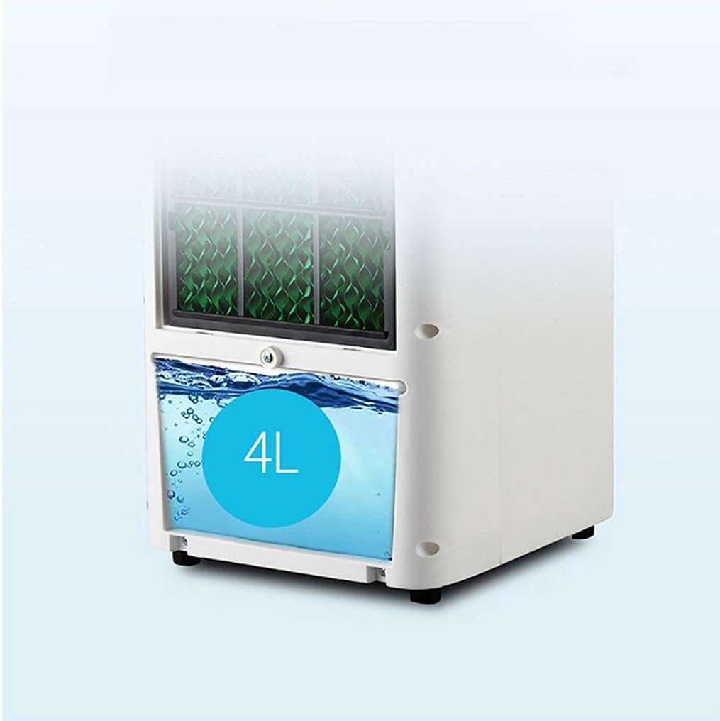 Air Coolers Evaporative Coolers Portable Air Conditioner Evaporative with Remote Control Misting Humidifier Fan and Bladeless Noiseless Fan for Office Dorm Room