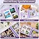 DazSpirit Fotoalbum zum Selbstgestalten, 6-inch Fotobuch zum Einkleben, Quadratisches Hardcover-Scrapbook und Gästebuch Geburtstag für Abschluss, Hochzeit, Babys, mit 5 Aufkleber, 40 Seiten, Lila