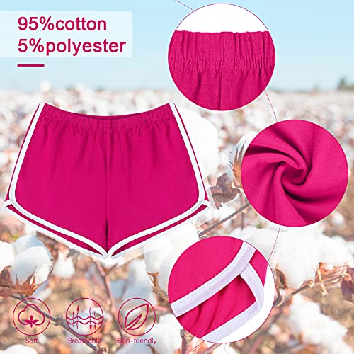 Uratot 5 Pack Women's Cotton Yoga Dance Short Pants Sport Shorts Summer Athletic Cycling Hiking Sports Shorts #TOP2