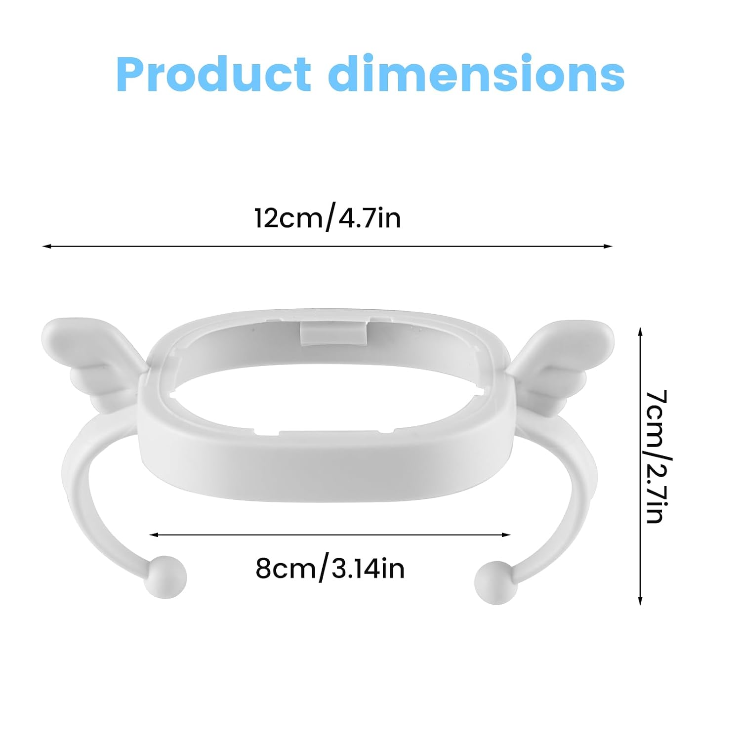 4 Pack Baby Bottle Handles, Plastic Bottle Holder for Baby Self Feeding, Ergonomic Easy Grip Handles for Anti Colic Baby Bottles, Pink Green Grey White