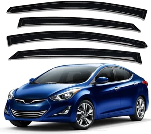 Lightronic Extra Durable Outside-Mount Auto Vent Window Visor, Fi...