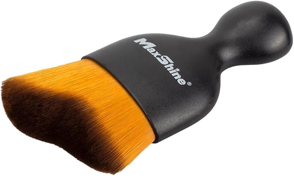 Maxshine Small Universal Ultra Soft Handled Brush Super Soft Bristles Professional Detailing Brush for Interior, Exterior, Leather Seats, Engine Bay & Wheels Premium Car Care Tool