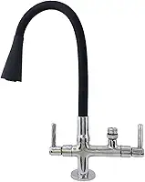 2142 CF 80 Torneira Gourmet Tubo Preto Max Filtro 1/4' Purificador 1/2' Pia Bancada de Cozinha