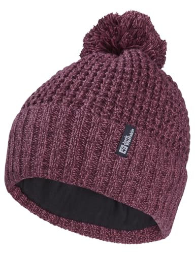 Bonnet Jack Wolfskin Medley Knit Beanie W en maille douce unisexe pour le grand froid