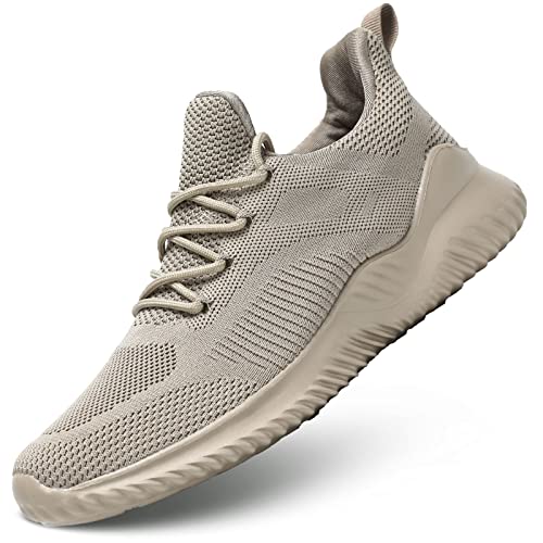 Image of Kapsen Men's Non Slip Running Shoes Ultra Light Breathable Casual Walking Shoes Fashion Sneakers Mesh Workout Sports Shoes