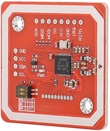 Luqeeg PN532 NFC V3 Wireless Module Reader Writer Board, Compact Size, Support Reading and Writing for Mobile, WhiteKey Card Included - 1