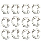 24 Pcs Vampire Fangs, Plastic White Vampire Teeth for Dress Up Costume Cosplay Photo Props Halloween Christmas