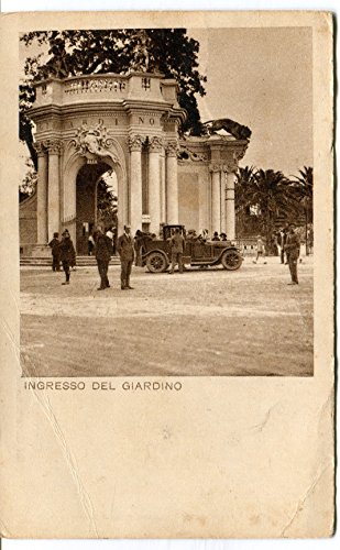 1933 Giardino Zoologico del Govrnatore di Roma auto epoca Varese FP B/N VG ANIM Cartolina Postale