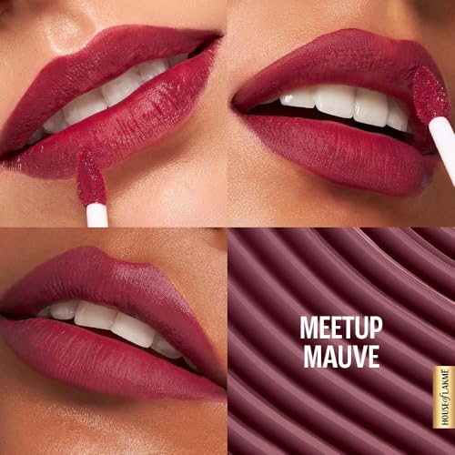 Image of LAKME 9to5 Hya Matte Lip Liquid + Hyaluronic Acid Meetup Mauve 5.3ml (Pack of 2)