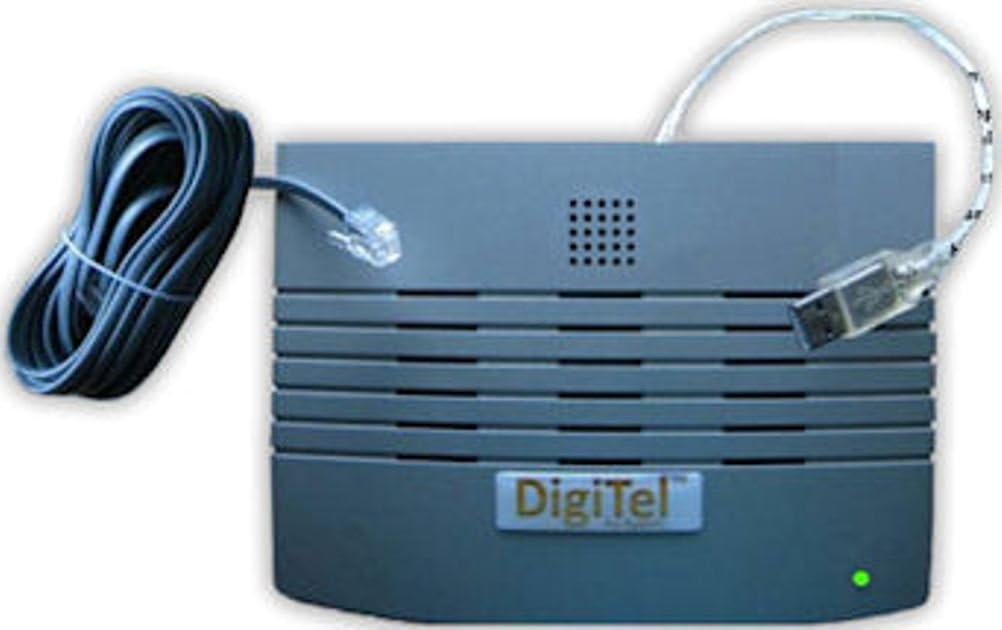DigiTel DT-102-USB 2-Line Telephone Call-in Digital Dictation System, Up to 32 Users Can Call in at the Same Time From any Phone, Up to 2000 Users Can Use the System