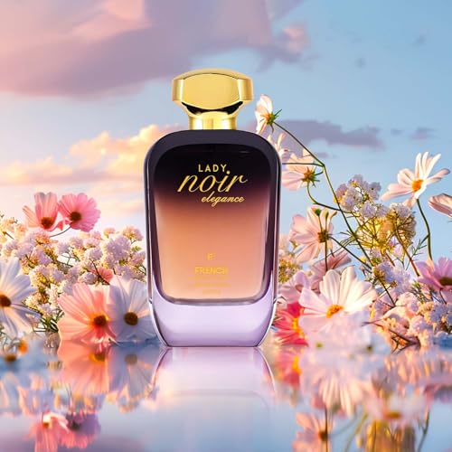 Image of French Factor Lady Noir Perfume For Women With Floral Amber Notes Long Lasting Eau De Parfum Gift For Girls (Pack of 1, 100ml)
