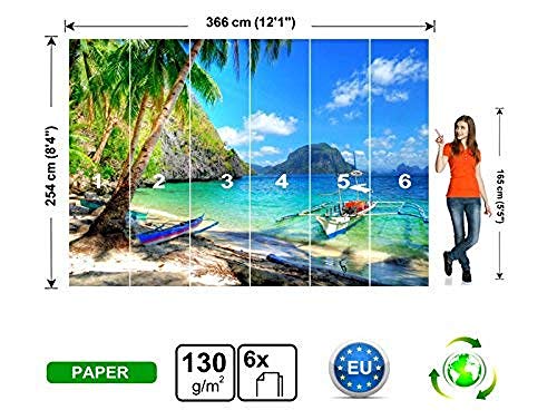 XHXI Carta da parati con foto Faccia screpolata