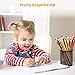 240 Fruit-Patterned Hb Pencils, Colored Wood Pencils with Fun Fruit Designs, Ideal for School, Party Favors, and Gifts