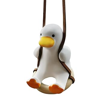 スイングダック カーハンギング オーナメント かわいい スイングダック Amazon.com: Swinging Duck Car Hanging Ornament, Car Hanging