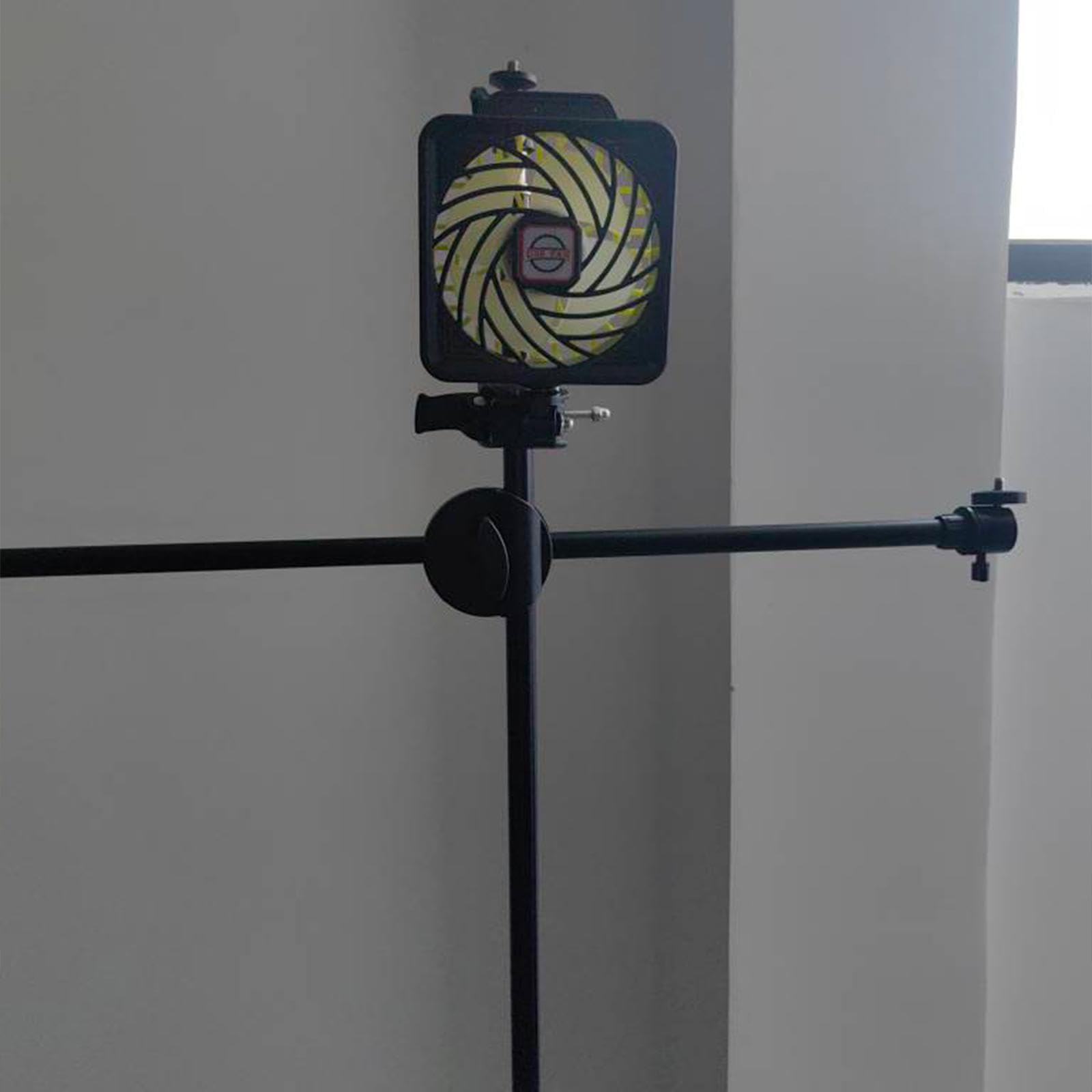 Ventilatore USB per con Morsetto Regolabile E Impostazioni Personalizzabili per, Nero