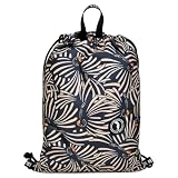 Mochila Bolsa Fazenda Eco Bolsa Unissex (Arara Preto e Amarelo)