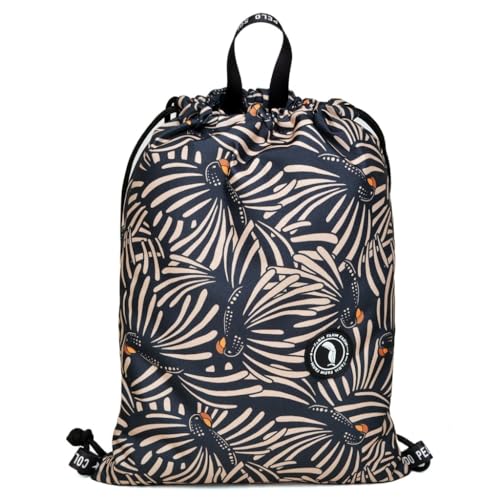 Mochila Bolsa Fazenda Eco Bolsa Unissex (Arara Preto e Amarelo)