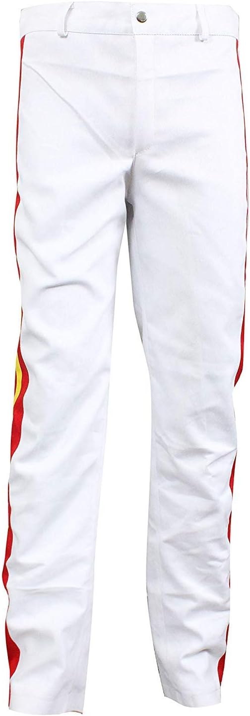 Yellow Concert Cotton Costume - Mens 80s Star Adults Lead Singer Yellow Jacket Costume Outfit