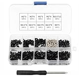 YUHENGCT ノートPC用ネジセット 500本入り M2 M2.5 M3 スクリュー 固定用平ネジセット 交換用ノートパソコンねじ 収納ケース付き