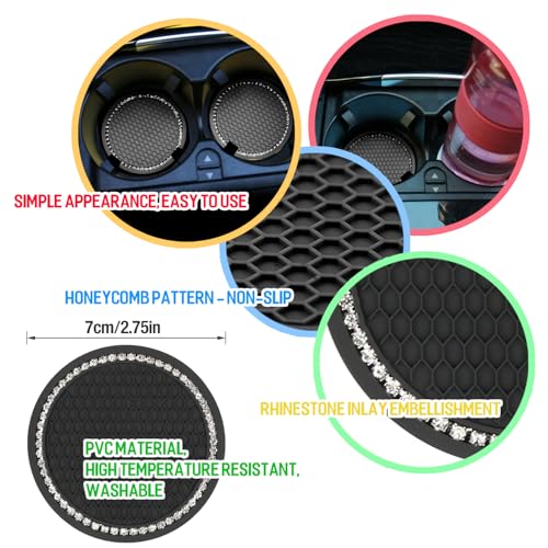 Expansor de portavasos para automóvil 3 piezas con posavasos miniatura 5