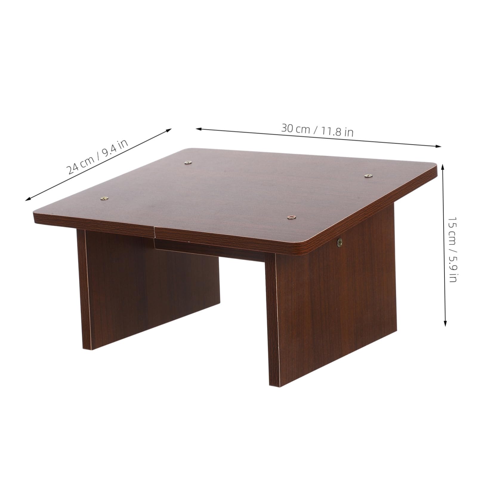 Didiseaon Poggiapiedi in Legno Ergonomico Per Ufficio Altezza Design Antiscivolo Compatto e Confortevole Per Scrivania Tavolo o Ufficio
